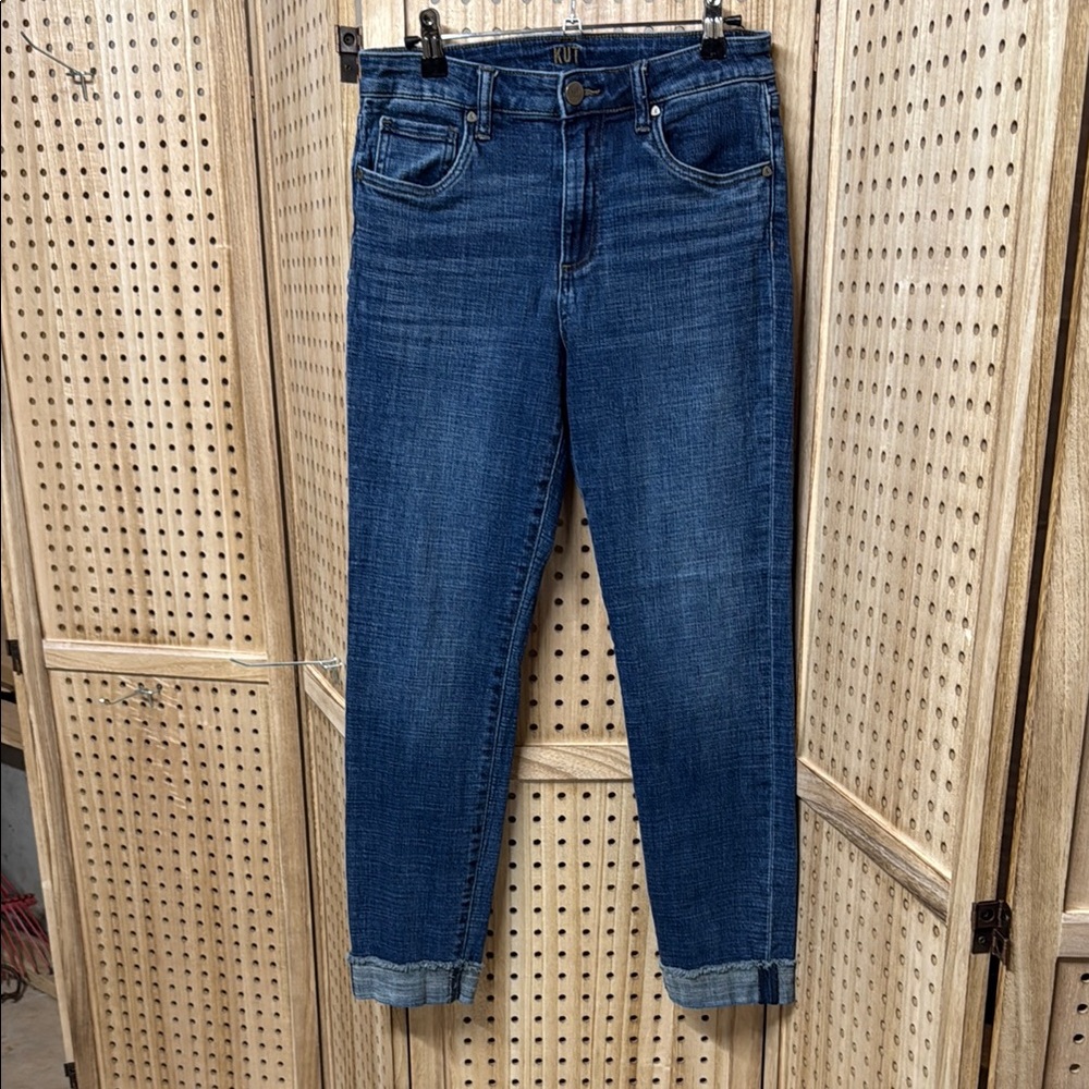 Kut from the Kloth High Rise Ankle Jeans